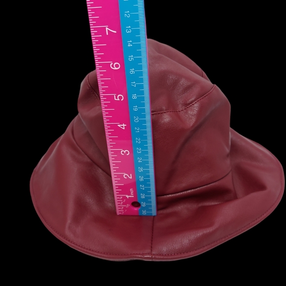 Ophelia Roe Women's Burgundy Bucket Hat NWT - Picture 8 of 9